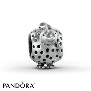 Pandora chicken charm sterling silver retired rare
